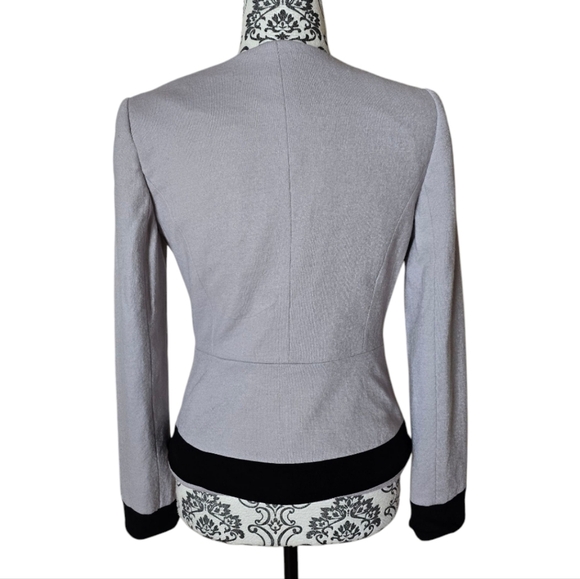 Anthropologie Elevenses Femme Bow Button Front Wool Blend Blazer size 6 - Picture 4 of 16